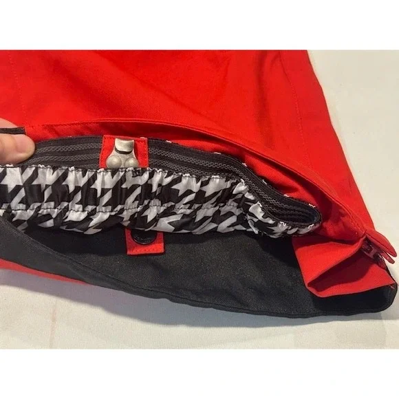 Bench UK Mens Ski Snowboarding Waterproof Pants Red Cargo Pockets NWT - M - Picture 4 of 16